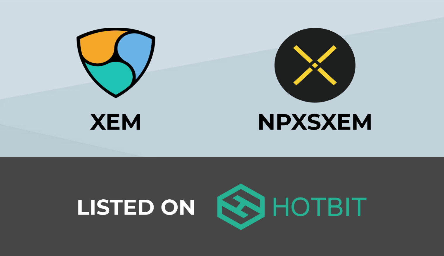 NPXSXEM and XEM are the first Mosaic tokens listed by Hotbit